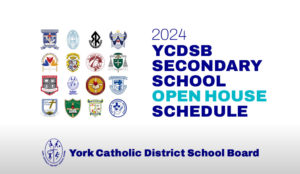 2024 YCDSB Secondary School Open House Schedule